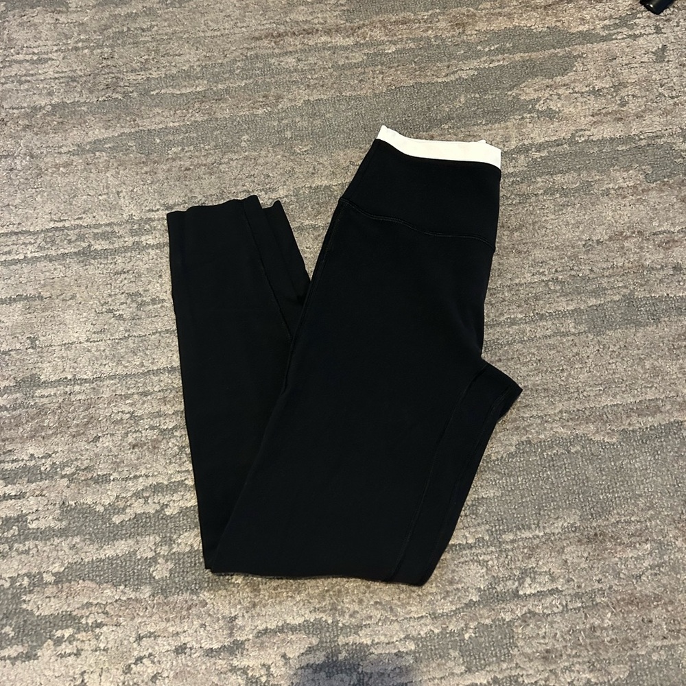 Abercrombie YPB Black and White Leggings